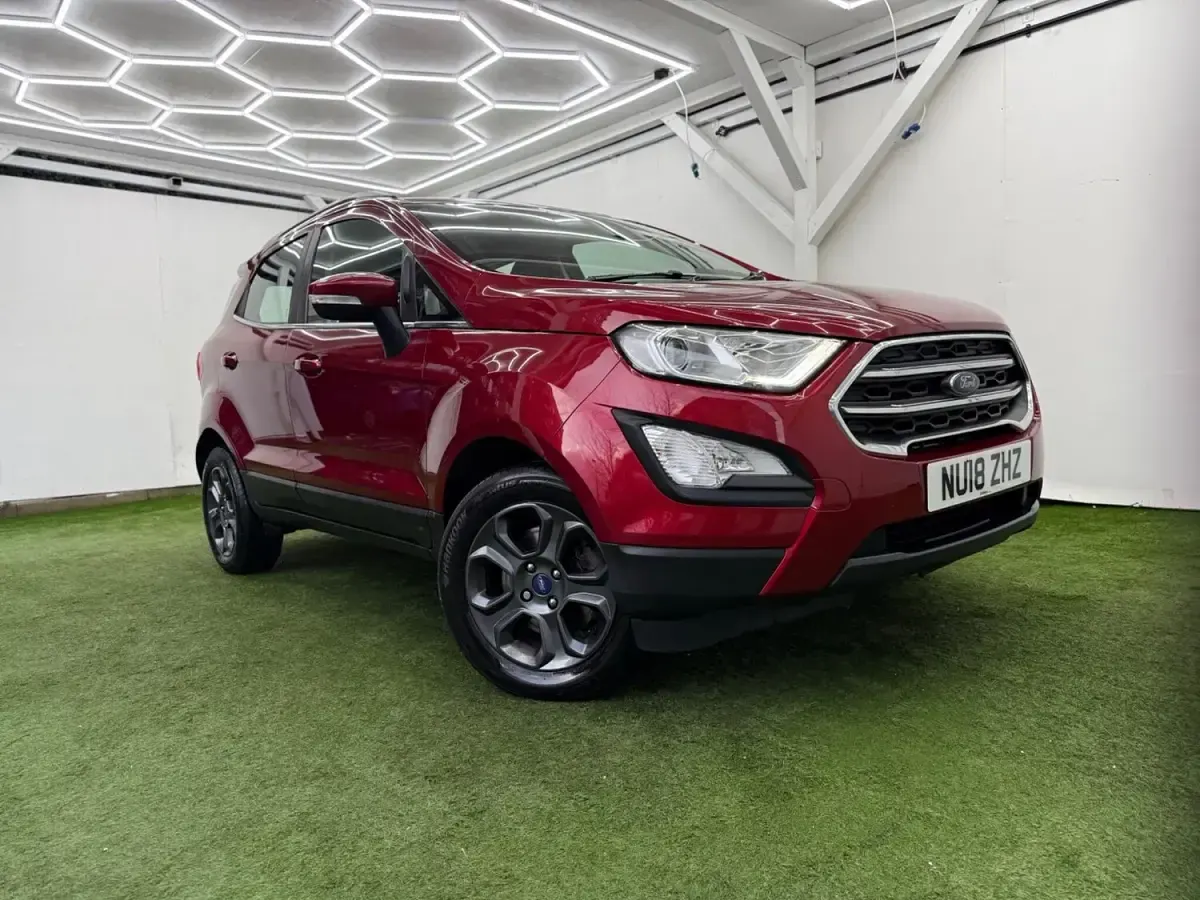 Used Ford Ecosport Zetec 125 HP (91 kW) 2018 Red SUV