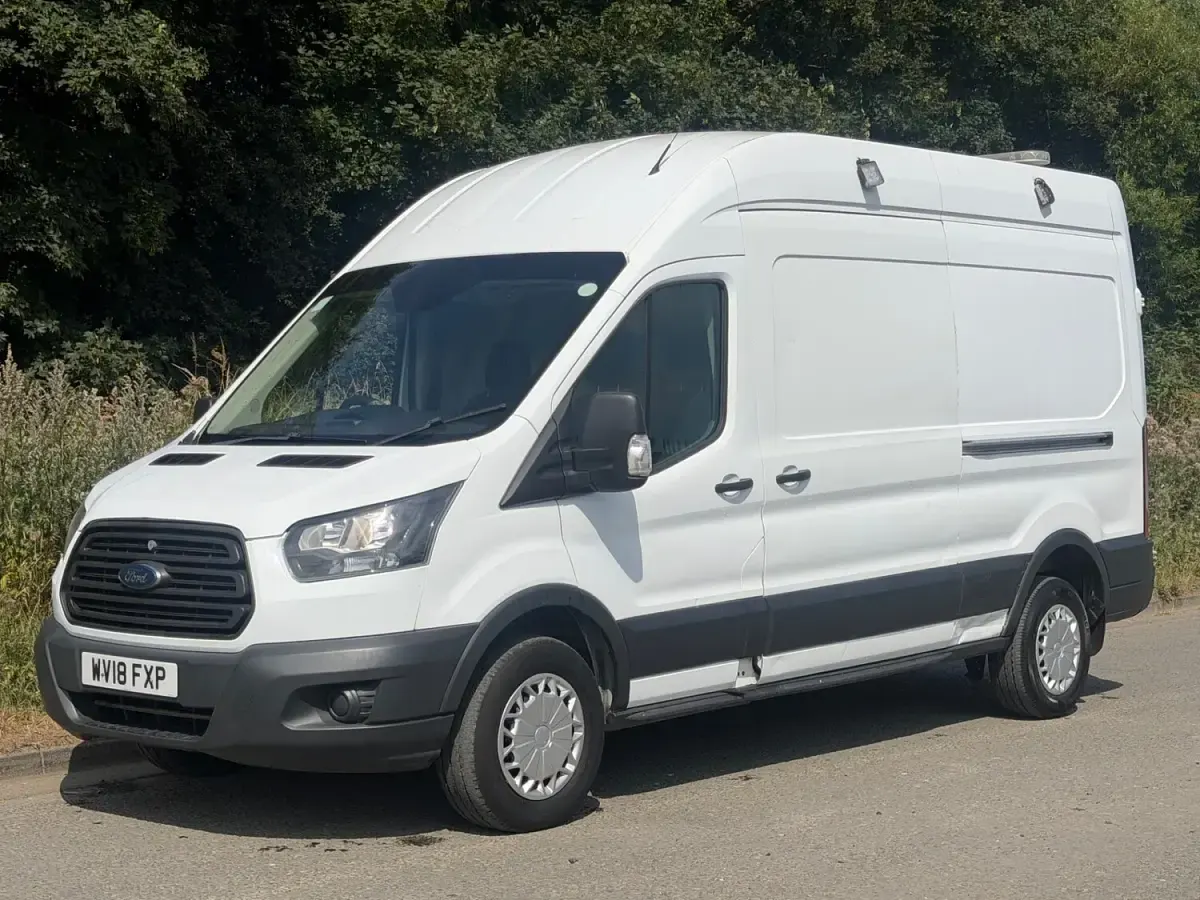 Used Ford Transit 130 HP (95 kW) 2018 White Van
