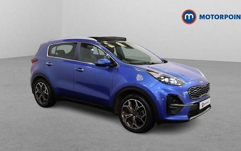 Used Kia Sportage GT-Line S 136 HP (100 kW) 2021 Blue SUV
