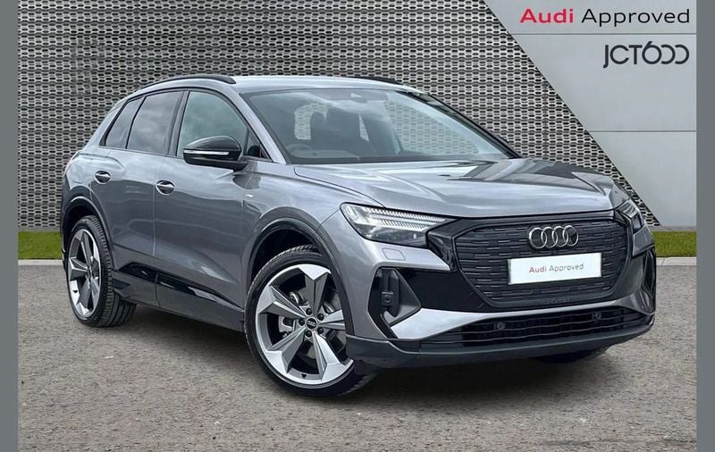 Grey Used 2025 Audi Q4 e-tron Black Edition SUV | £39,995 (A bit pricey) - Image 1/4