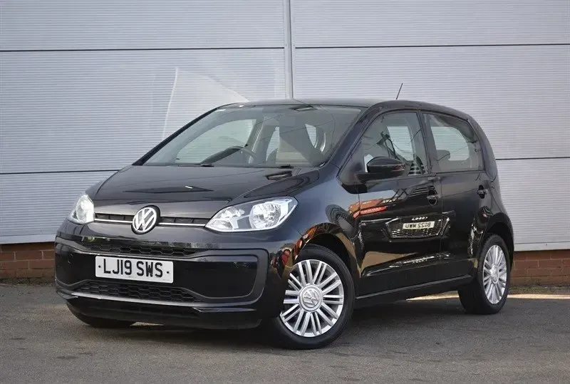 Begagnad VW up! S 60 HK (44 kW) 2019 Svart Halvkombi