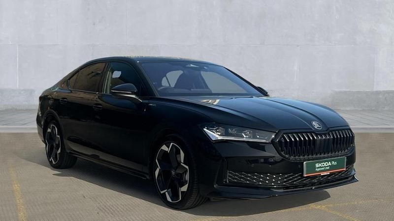 Used Skoda Superb SportLine 150 HP (110 kW) 2026 Midnight black Hatchback