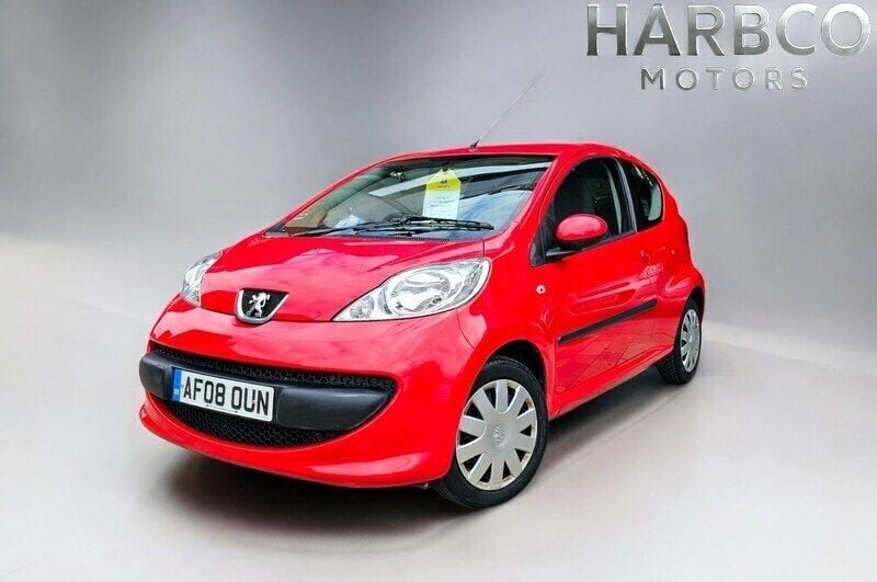 Red Used 2008 Peugeot 107 Hatchback | £2,449 (Fair price) - Image 1/4