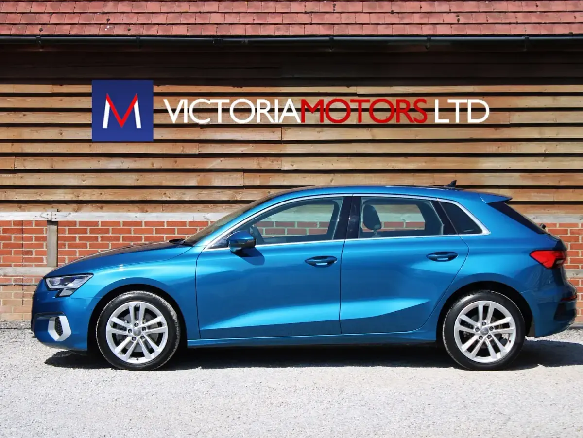 Used Audi A3 Sport 150 HP (110 kW) 2020 Blue Sedan
