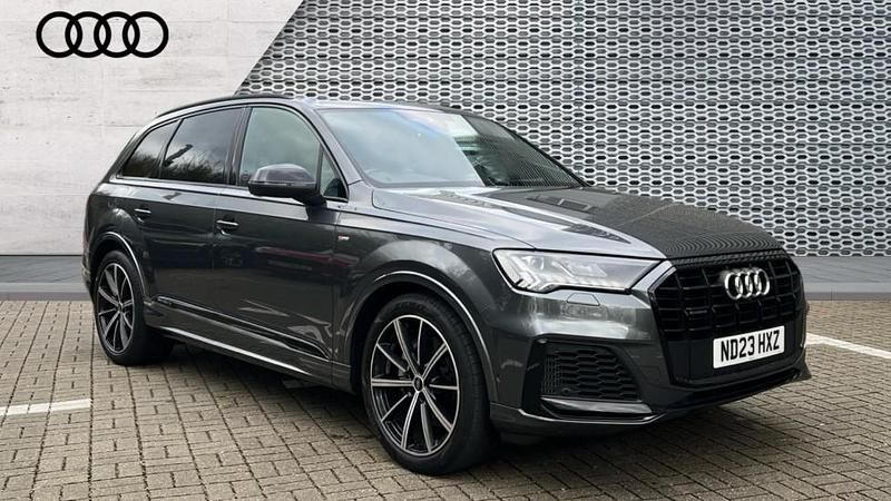 Grey Used 2023 Audi Q7 Black Edition SUV | £43,675 (Fair price) - Image 1/4