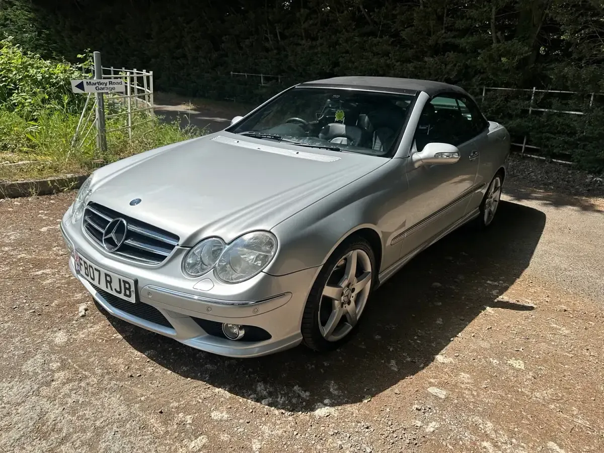 Used Mercedes CLK350 2007 Silver Cabriolet
