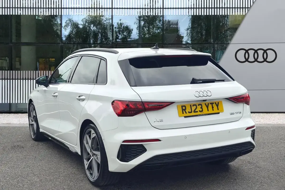 Used Audi A3 Sportback Black Edition 2023 White Hatchback