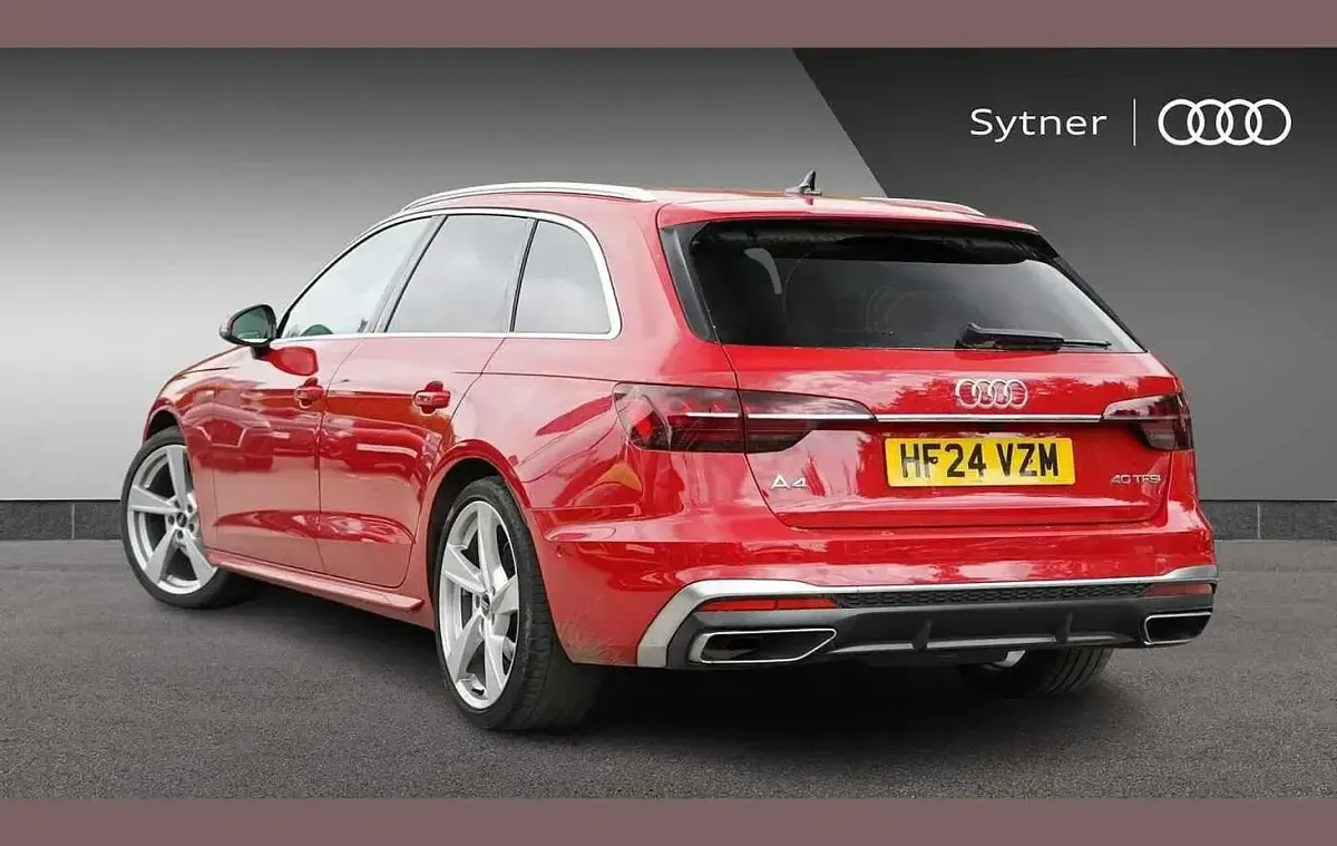 Used Audi A4 S-Line 200 HP (147 kW) 2024 Red Estate