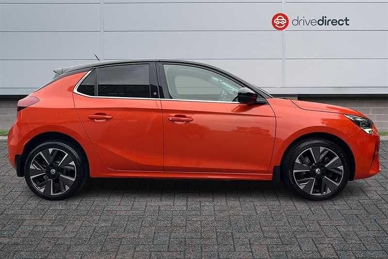Used Vauxhall Corsa-e Elite 100 kW (136 HP) 2020 Orange Hatchback