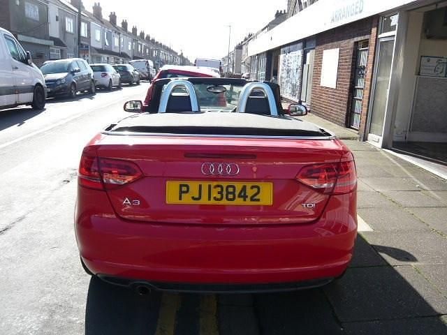 Used Audi A3 Cabriolet S-Line 2012 Red Cabriolet