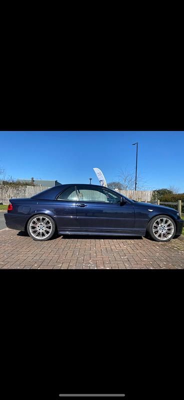 Used BMW 330 Sport Line 2004 Blue Cabriolet