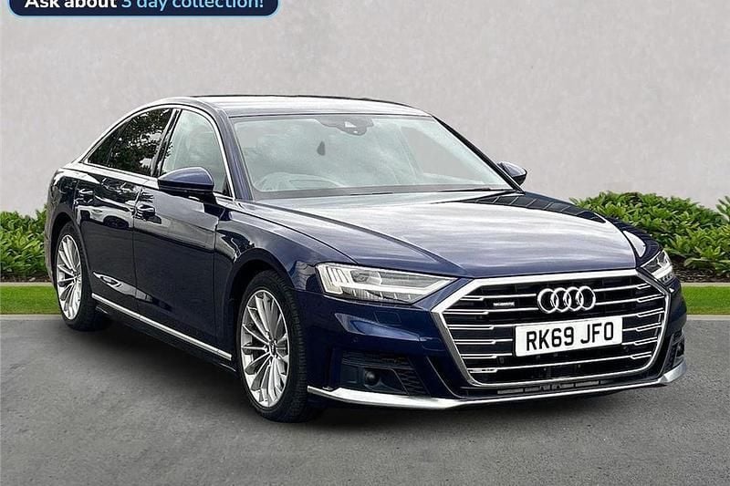 Blue Used 2019 Audi A8 S-Line Sedan | £25,878 (A bit pricey) - Image 1/4