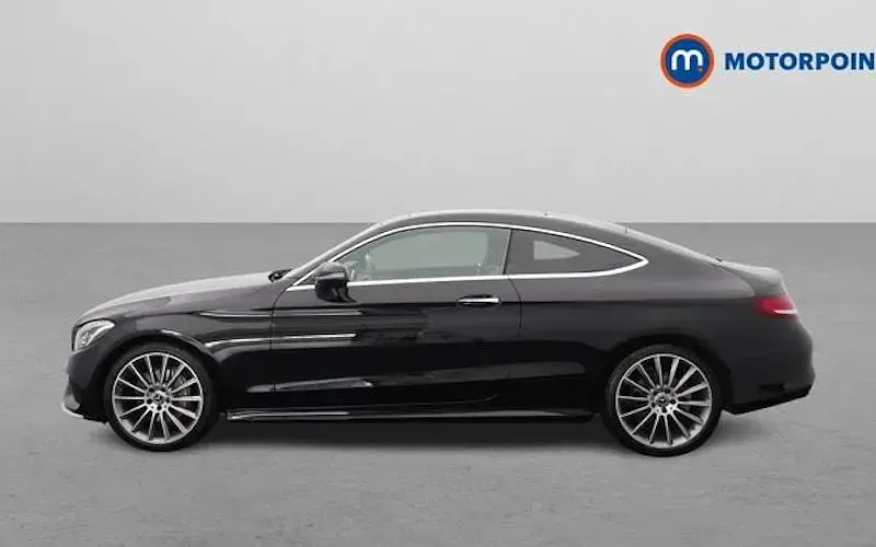 Used Mercedes C200 AMG Line Premium 184 HP (135 kW) 2018 Black Coupe