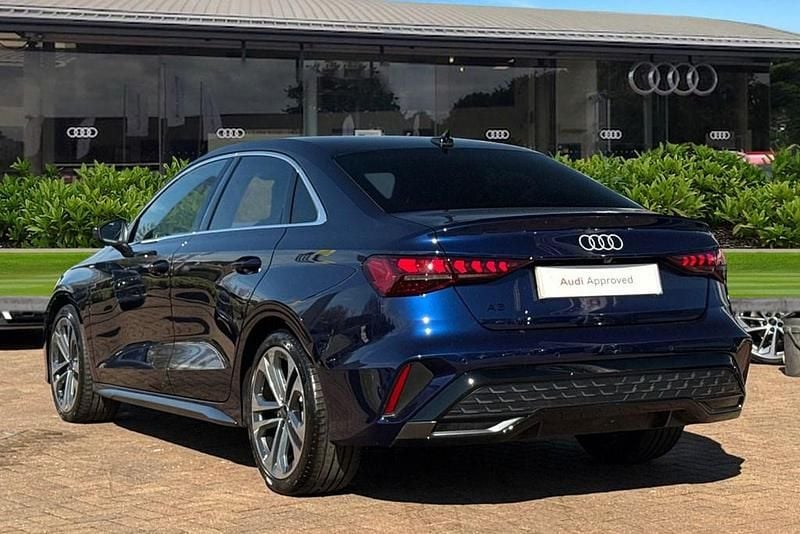 Used Audi A3 S-Line 150 HP (110 kW) 2025 Blue Sedan