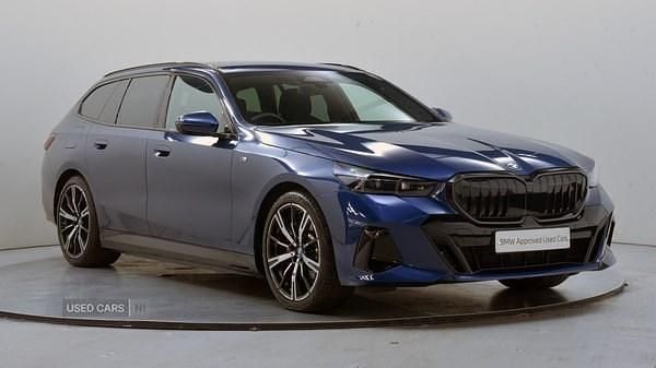 Blue Used 2024 BMW 530e M Sport Estate | £47,995 - Image 1/4
