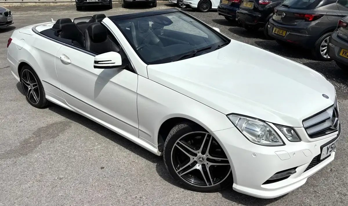 Used Mercedes E250 2012 White Cabriolet