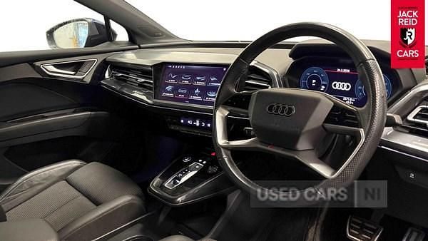 Used Audi Q4 e-tron S-Line 150 kW (204 HP) 2022 Blue SUV
