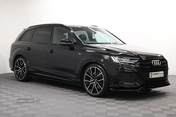Black Used 2023 Audi Q7 S-Line SUV | £46,995 (Expensive) - Image 1/4