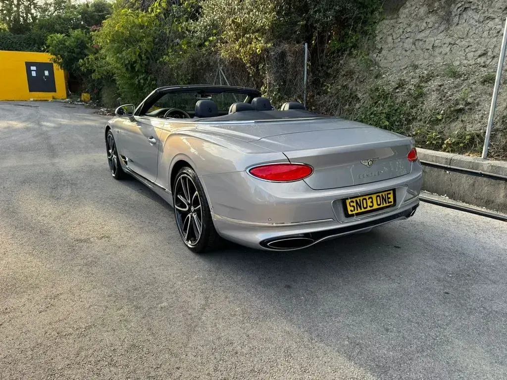 Used Bentley Continental GT Convertible 560 HP (411 kW) 2019 Silver Cabriolet