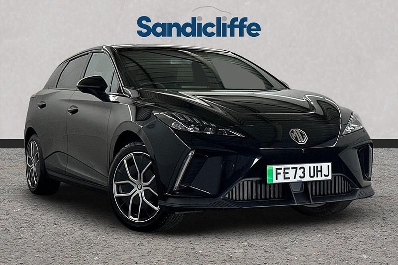 Black Used 2023 MG MG4 EV Trophy Hatchback | £16,561 (Fair price) - Image 1/4