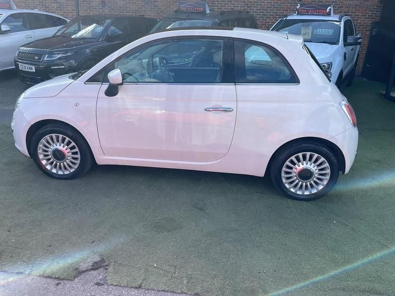 Used Fiat 500 Lounge 69 HP (50 kW) 2010 White Hatchback