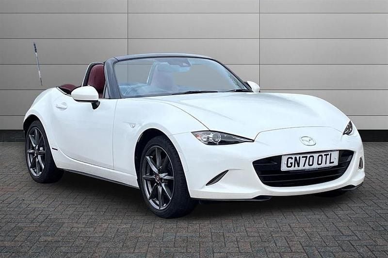 White Used 2020 Mazda MX5 Edition Cabriolet | £21,495 (Fair price) - Image 1/4
