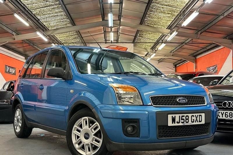 Used Ford Fusion Zetec 99 HP (72 kW) 2008 Blue Hatchback