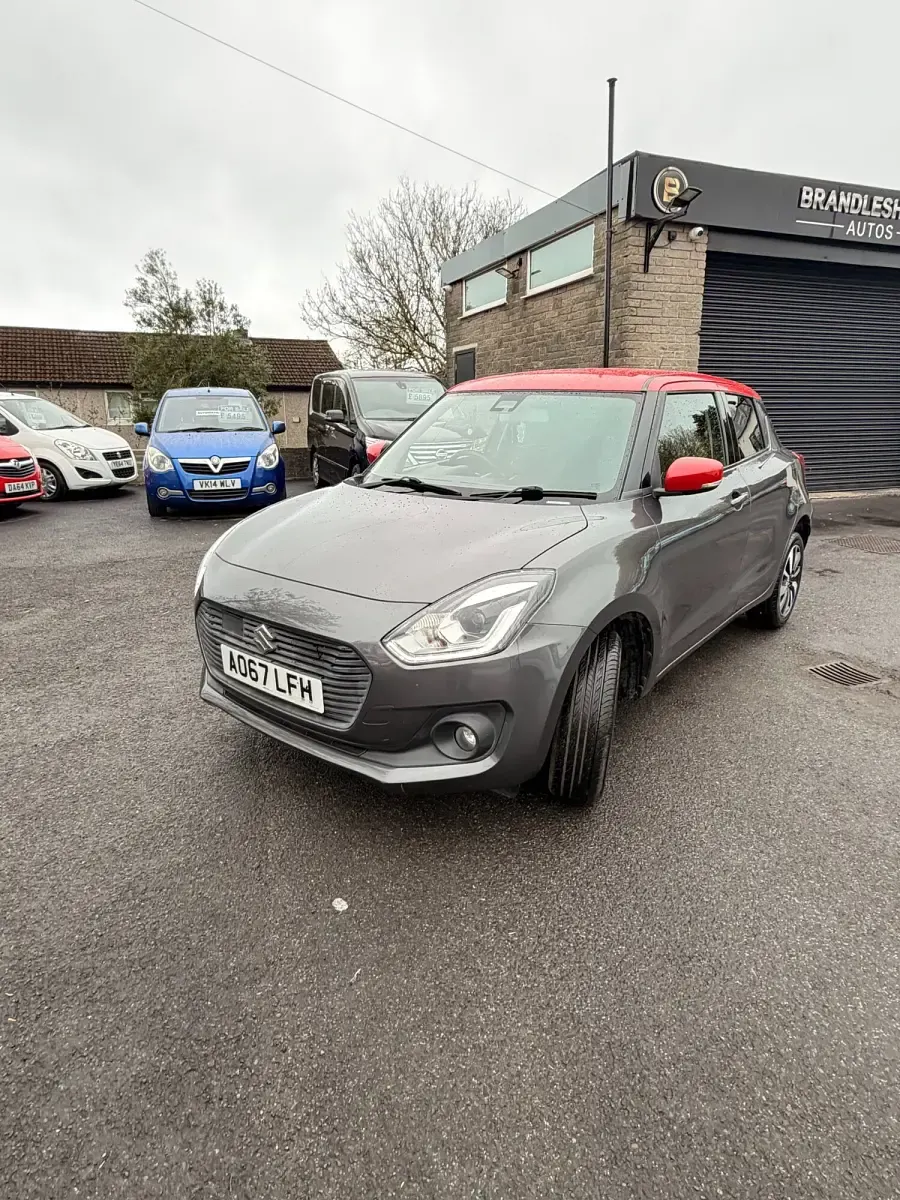 Used Suzuki Swift SZ5 2017 Grey red Hatchback