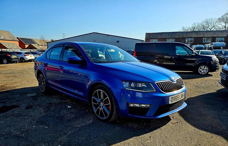 Used Skoda Octavia vRS 2015 Blue Hatchback