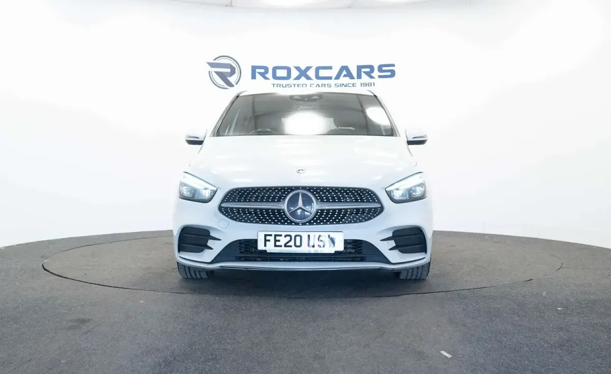 Used Mercedes B200 AMG Line Premium 163 HP (119 kW) 2020 White Hatchback