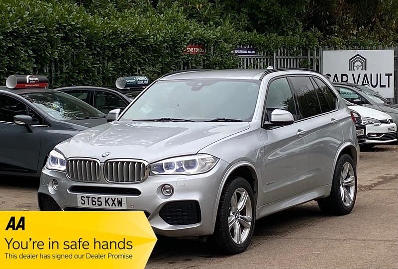 Silver Used 2015 BMW X5 M Sport SUV | £18,494 (Good price) - Image 1/3