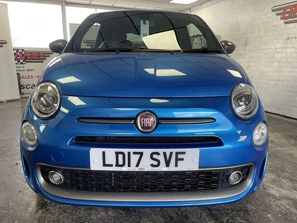 Used Fiat 500S S 69 HP (50 kW) 2017 Blue Hatchback