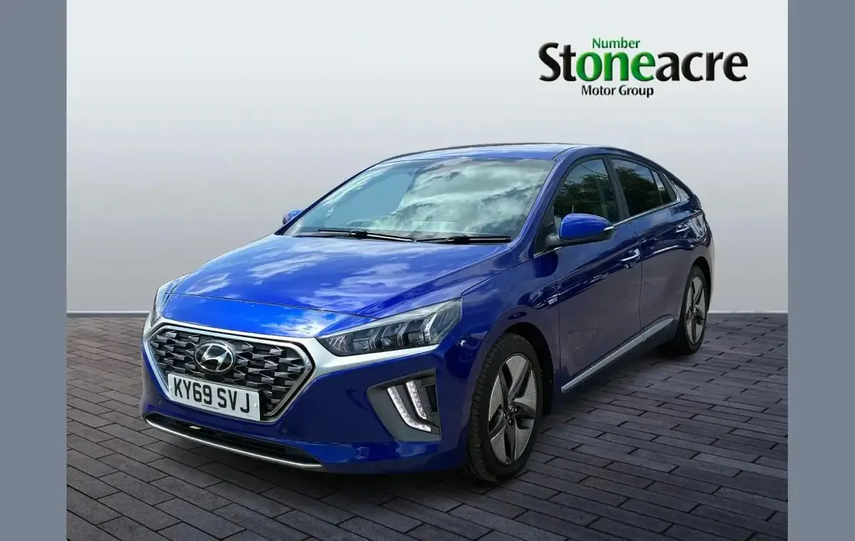 Used Hyundai Ioniq Premium SE 141 HP (103 kW) 2019 Blue Hatchback