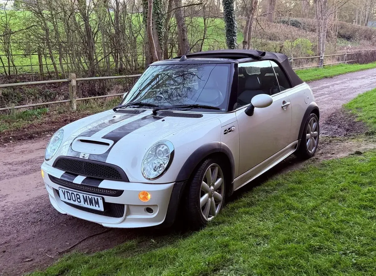 Used Mini Cooper S Cabriolet 2008 White Cabriolet