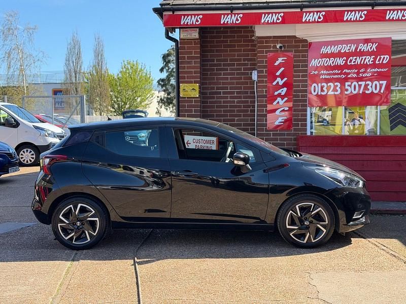 Used Nissan Micra Acenta 92 HP (67 kW) 2021 Black Hatchback