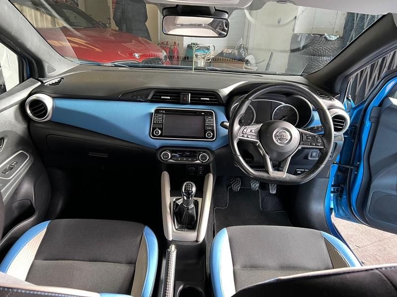 Usado Nissan Micra N-Connecta 2017 Azul Citadino