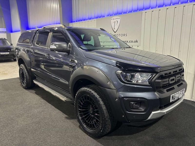 Grey Used 2022 Ford Ranger Wildtrack Pickup | £21,587 (Expensive) - Image 1/4