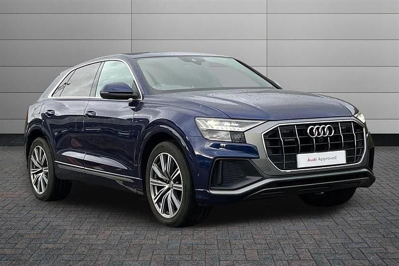 Navarra blue Used 2019 Audi Q8 Comfort SUV | £36,995 (Super price) - Image 1/4