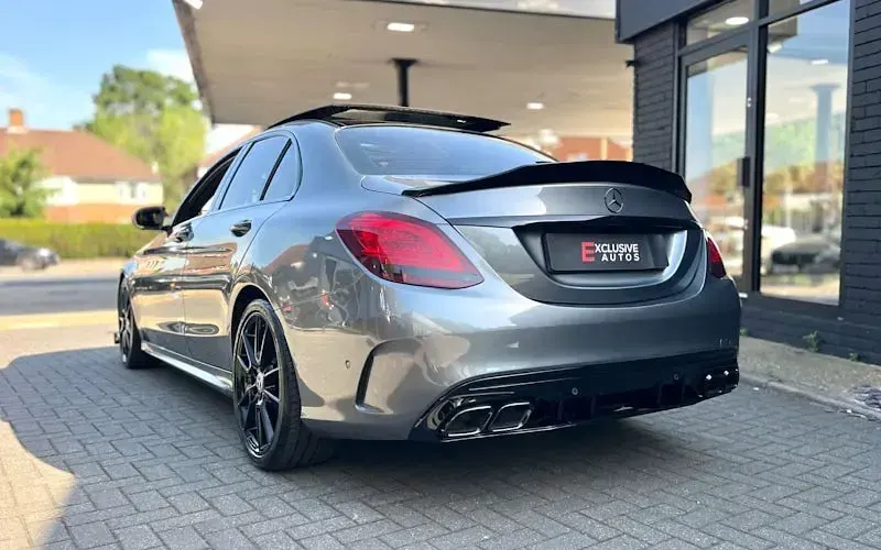 Used Mercedes C220 AMG Line Premium Plus 194 HP (142 kW) 2018 Grey Sedan
