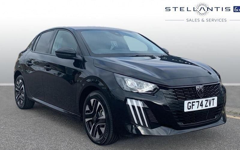 Black Used 2024 Peugeot 208 Allure Hatchback | £15,784 (Fair price) - Image 1/4