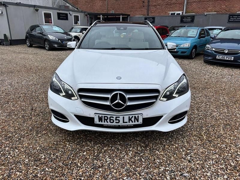Used Mercedes E220 Premium 2015 White Estate