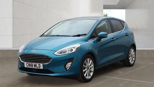 Used Ford Fiesta Titanium X 100 HP (73 kW) 2018 Blue Hatchback