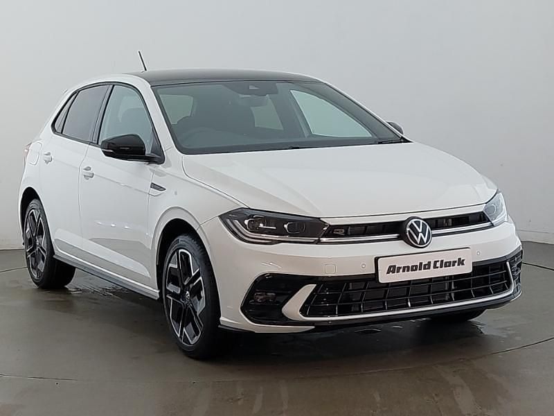 New VW Polo Black Edition 115 HP (84 kW) 2025 White Hatchback