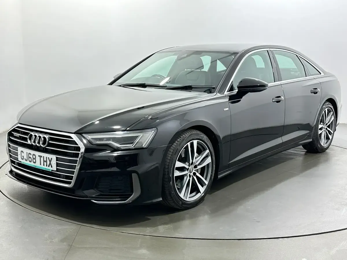 Used Audi A6 S-Line 286 HP (210 kW) 2018 Black Sedan