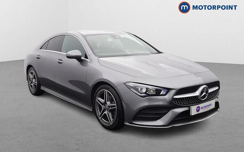 Grey Used 2022 Mercedes CLA180 AMG line Sedan | £22,599 (Good price) - Image 1/4