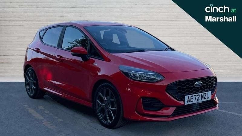 Red Used 2022 Ford Fiesta ST-Line Hatchback | £13,396 (Fair price) - Image 1/4