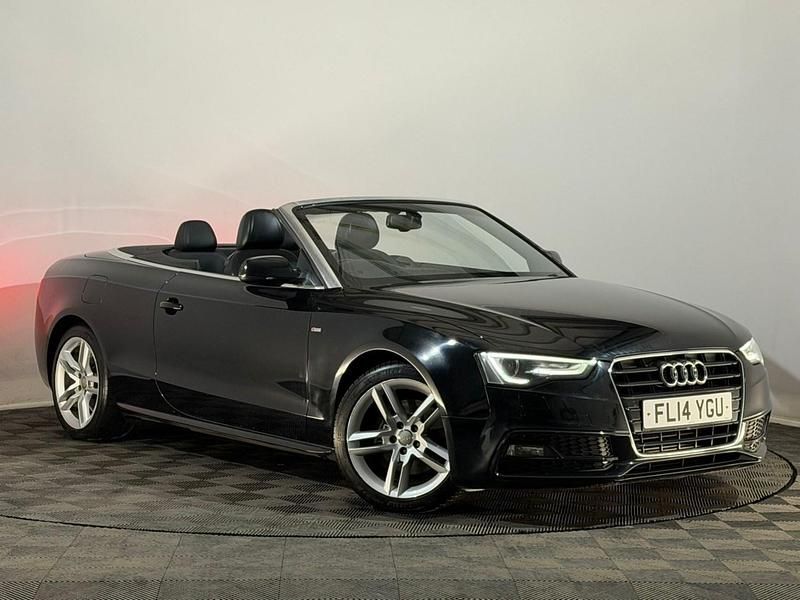 Black Used 2014 Audi A5 Cabriolet S-Line Cabriolet | £7,495 (Good price) - Image 1/4