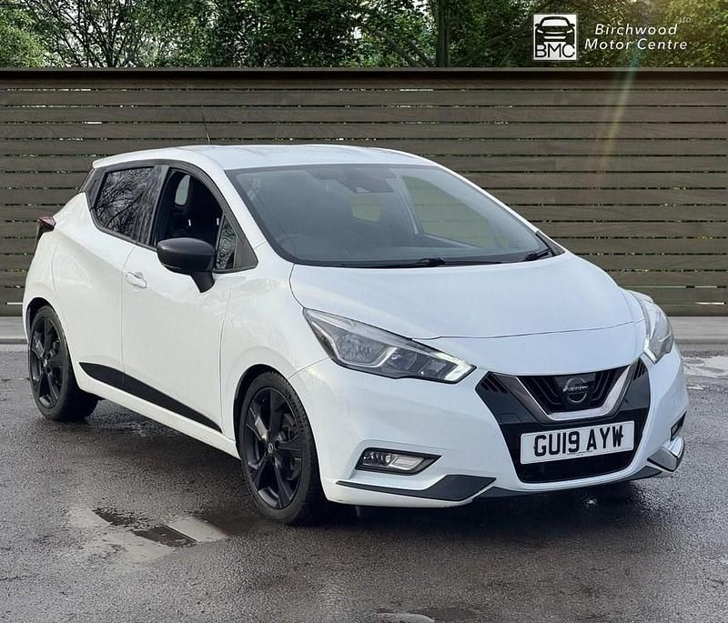 Used Nissan Micra S 117 HP (86 kW) 2019 White Hatchback