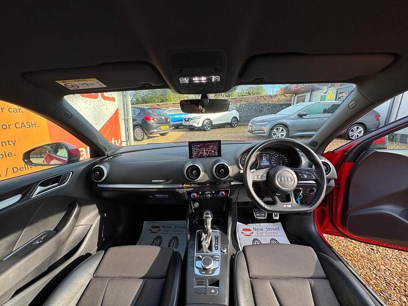 Used Audi A3 Sportback S-Line 2017 Red Hatchback