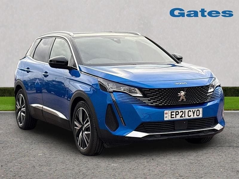 Blue Used 2021 Peugeot 3008 GTi Hatchback | £18,499 - Image 1/4